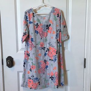 girls floral casual dress